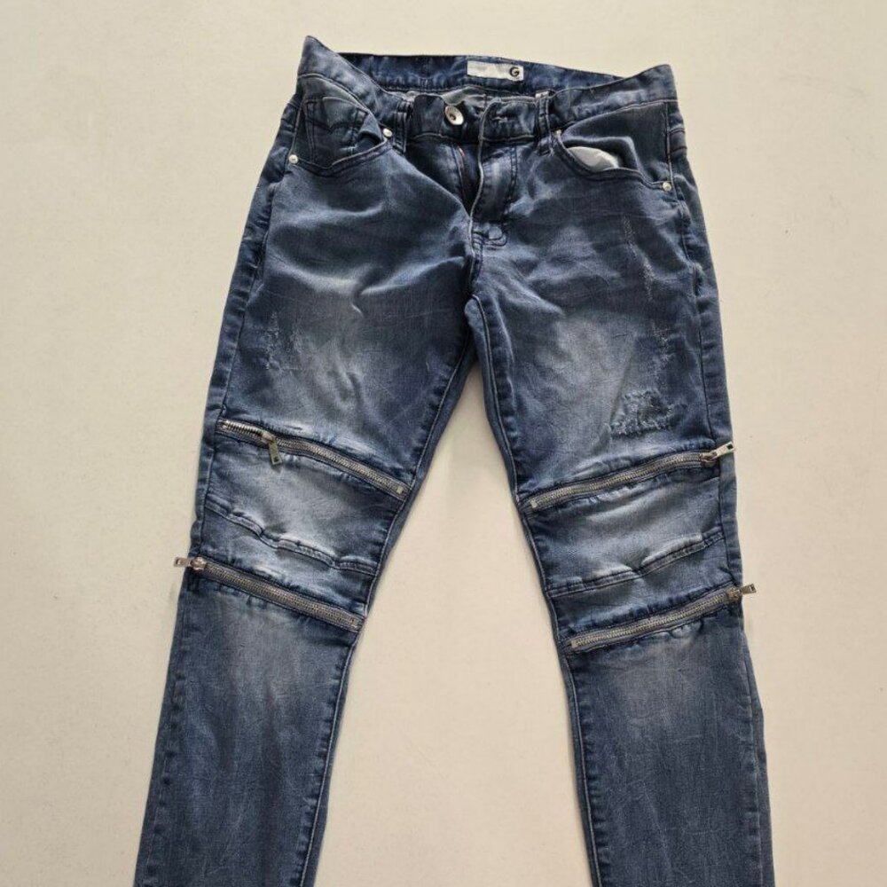 G by Guess Modern Skinny Jeans with Distressed Details
